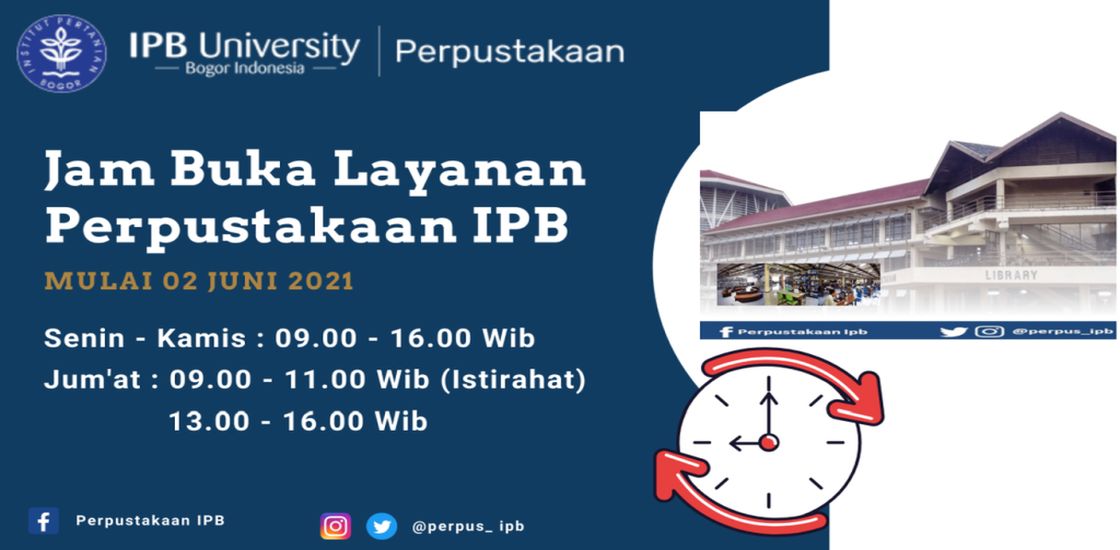 Jam Layanan Perpustakaan IPB